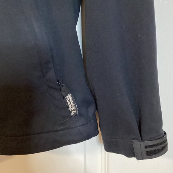 Running Room Women's Black Jacket Reflectors Air Vests Size M Jogging Activewear - Picture 2 of 9